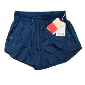 NWT LULULEMON Break New Ground Short Sz 12 Navy Water-repellent Reflective $98